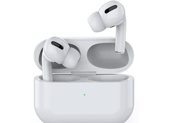 Movenchy Airpods Tesna Pro 2 Bluetooth Headphones with Active Noise Cancelling - White